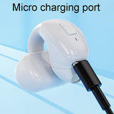 Wireless Clip-on Bluetooth Earphone for Sports and Gaming - Light Skin