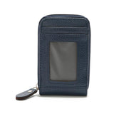 Woven Mini Coin Purse For Ladies Student Id & Card Holder - Brown
