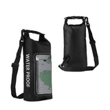 2 In 1 Waterproof Crossbody Phone Bag For Outdoor Cycling Swimming 2L Capacity - White - 5L