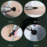 Portable Electric Muscle Massager - Mini Size - Dark Green - 45-Degree Angle