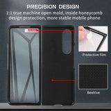 For Samsung Galaxy Z Fold4 5G Leather Folding Phone Case - Purple - Low Angle