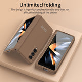 For Samsung Galaxy Z Fold4 5G Foldable Phone Case With Pen And Stylus - White