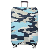 Protective Dustproof Cover for Travel Trolley Suitcase - Medium Size - Camouflage 3 - Close-Up Angle