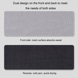 Portable Quick Dry Sports Towel Set with Silicone Sleeve and Storage Bag - 30x80cm - Grey - 30X90Cm - Low Angle