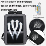 Waterproof Business Laptop Backpack With Usb Port - Multifunctional - Dark Gray - 17 Inch - Extra Image