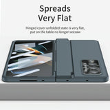 For Samsung Galaxy Z Fold4 5G Full Coverage Hinge Phone Case - Green