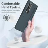 For Samsung Galaxy Z Fold4 5G Full Coverage Hinge Phone Case - Green