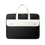 Stylish Pu Leather Laptop Bag - Briefcase Cover - Grey - 15.6 Inch - Extra Image