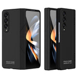 For Samsung Galaxy Z Fold4 5G Premium Hinged Folding Case - White - Front View