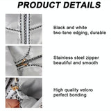 Waterproof Dustproof Cover for 420d Roller Boiler Washing Machine - 60x53x85cm Size - Black - 60X60X85Cm