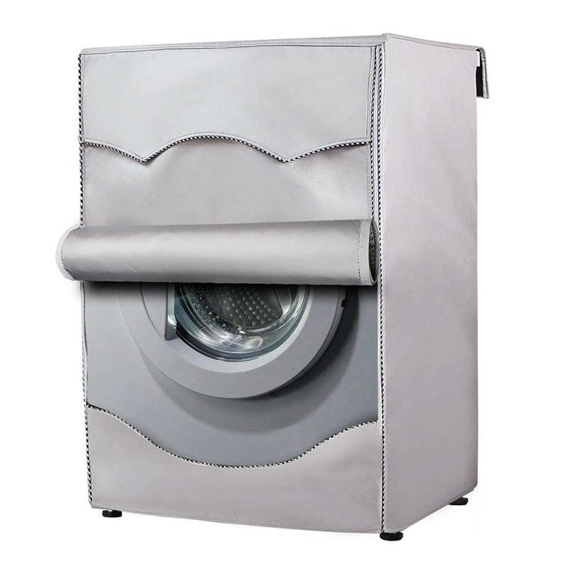 Waterproof Dustproof Cover for 420d Roller Boiler Washing Machine - 60x53x85cm Size - Black - 60X60X85Cm