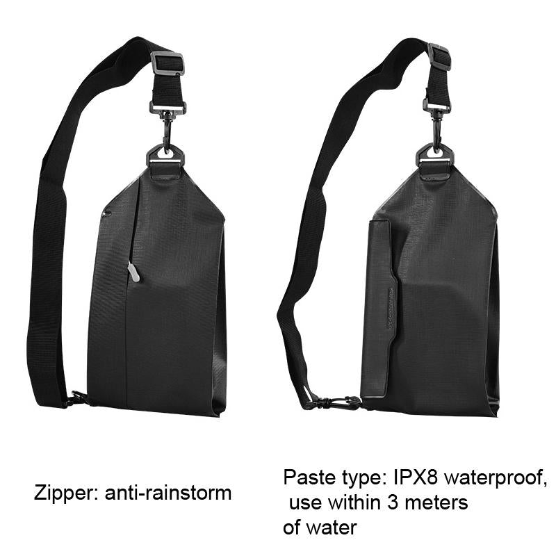 Waterproof Crossbody Phone Bag Tteoobl Touch Screen Chest Bag Paste Model - Pink