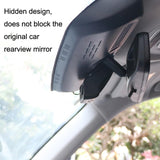 1080p Hd Car Recorder with Wifi for Parking Monitoring - With Button + Parking Monitoring Line - Low Angle