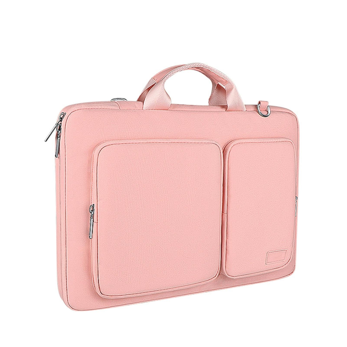 Thickened Polyester Laptop Bag - Fits 14.1-15.4 Inch Devices - Silver Gray