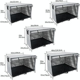 Outdoor Pet Cage Cover - Waterproof & Dustproof - 79x50.8x53cm - Beige - Extra Image
