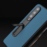 For Samsung Galaxy Z Fold4 5G Phone Case With Holder - Silky Soft Edge - Green - Extra Image