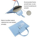 15-inch Waterproof Laptop Bag with Power Pack - Portable - Sky Blue
