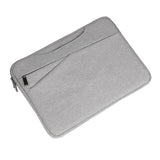 Large-capacity Laptop Liner Bag for Business - 15 Inch - Gray - Top-Down View