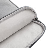 Large-capacity Laptop Liner Bag for Business - 15 Inch - Gray - 45-Degree Angle