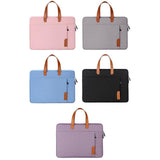 Lightweight Laptop Liner Bag - Fits 15 / 15.4 / 15.6 Inch - Portable - Blue - Side View