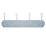 Waterproof Retractable Canopy for Outdoor Patio - 3.5m Size Dustproof Protective Cover - Grey - Front View