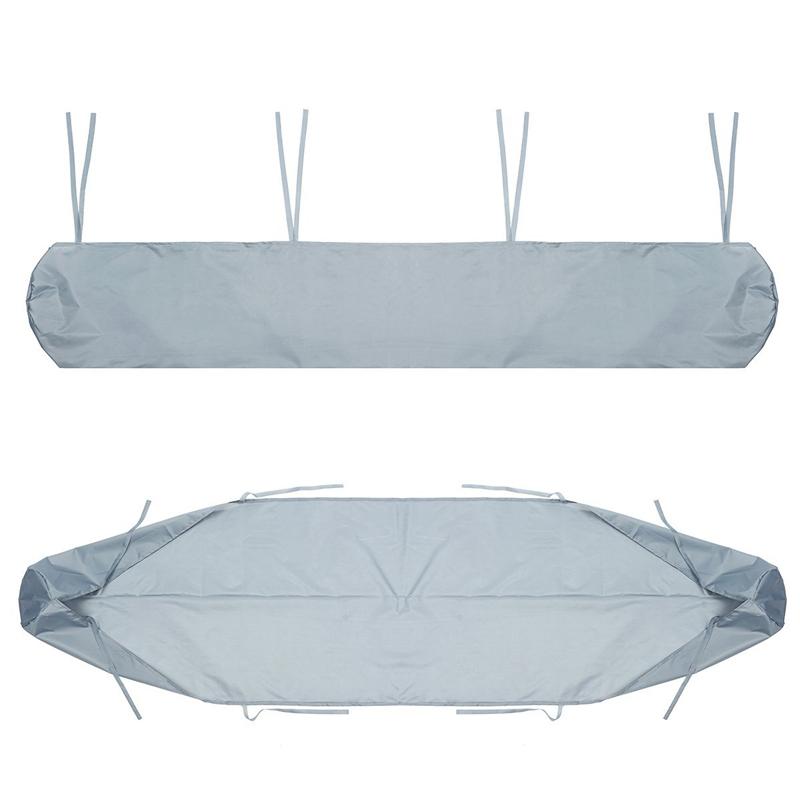 Waterproof Retractable Canopy for Outdoor Patio - 3.5m Size Dustproof Protective Cover - Grey