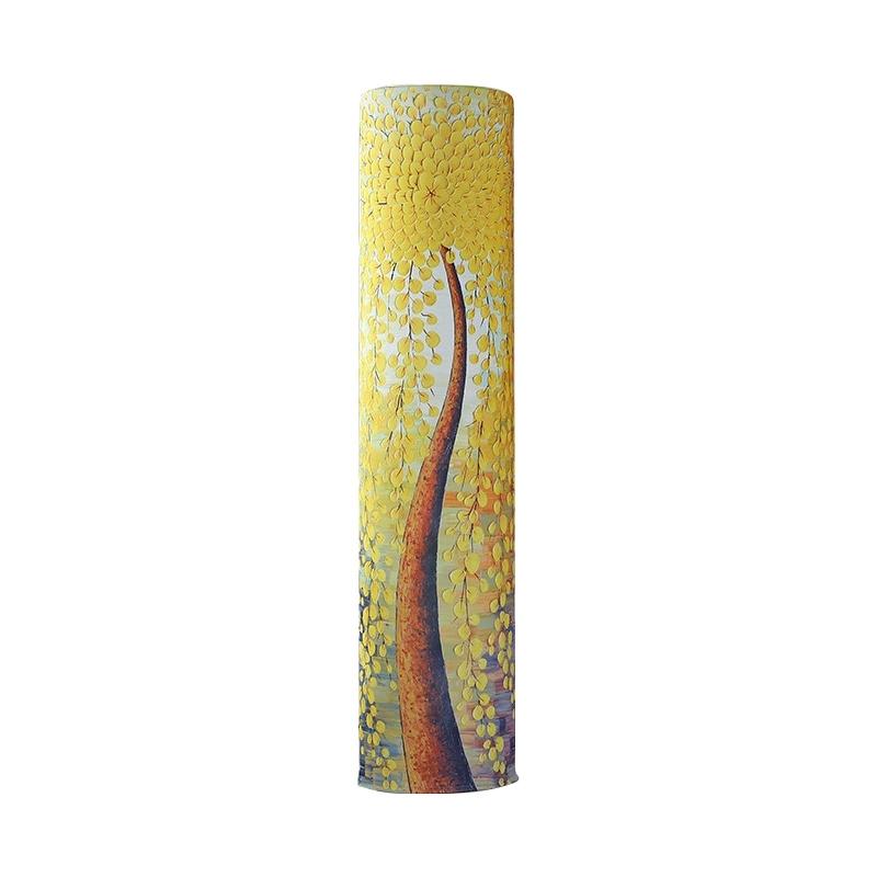 185 x 40 Cm Elastic Cloth Cabinet Air Conditioner Dust Cover - Butterflies Flowers