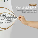 185 x 40 Cm Elastic Cloth Cabinet Air Conditioner Dust Cover - Butterflies Flowers - Top-Down View