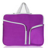 10-Inch Multi-Pocket Laptop Liner Bag For Diving Material - Black