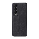 For Samsung Galaxy z Fold4 5G Embossed 3d Skin Texture Phone Case - Sleek Design - Sapphire Blue