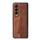 For Samsung Galaxy z Fold4 5G Embossed 3d Skin Texture Phone Case - Sleek Design - Sapphire Blue
