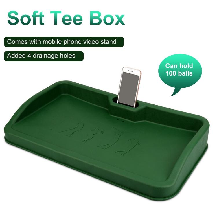 Black Character Pattern Golf Service Box with Phone Stand - 100 Balls - Green Pgm