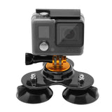 Universal Suction Cup Mount for Action Cameras with Tripod and Handle - Dark Blue - Extra Image