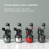 Wireless Bluetooth Earphones with Led Display and Hifi Sound for Sports - Green - Top-Down View