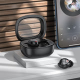 Wireless Sleep Earbuds by Hoco - True Bluetooth - Green - Rear View