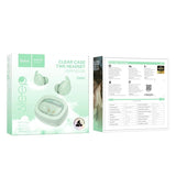 Wireless Sleep Earbuds by Hoco - True Bluetooth - Green - Low Angle