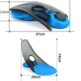 2-pack Indoor / Outdoor Golf Putting Trainer - Blue - Top-Down View
