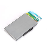 Aluminum Rfid Blocking Credit Card Holder - Golden - Extra Image