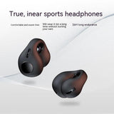 Wireless Bone Conduction Clip-on Bluetooth Headset - Noise Reduction - Purple - Close-Up Angle