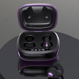 Wireless Bone Conduction Clip-on Bluetooth Headset - Noise Reduction - Purple - Extra Image