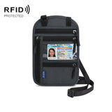 Rfid Passport & Certificate Protection Cover - Lake Blue - 45-Degree Angle