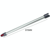 Metal Straight Pipe Extension for Dyson V7 / V8 / V10 / V11 Vacuum - Red - Side View