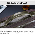 Retro Leather Men Shoulder Bag - Brown