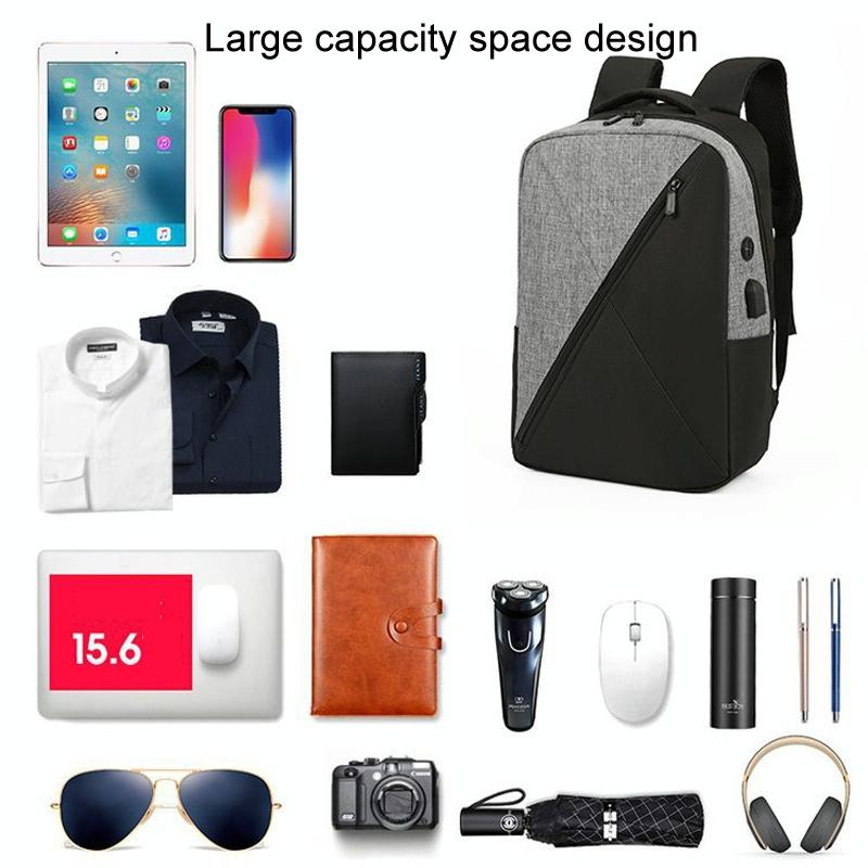 Versatile 3-in-1 Usb Business Bag - Compact and Functional - Grey