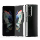 For Samsung Galaxy Z Fold4 5G Clear Acrylic Tpu Phone Case - Blue
