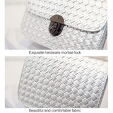 Black Chain Shoulder Bag For Women Small Square Design - Side View
