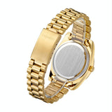 Men Quartz Watch With Diamond-Encrusted Roman Numeral Dial - Extra Image
