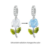 Color Changing Zircon Bead For Jewelry - Purple - Side View
