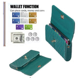 Horizontal Pu Crossbody Shoulder Bag - Black - Extra Image