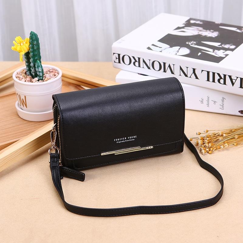 Large Capacity Multi Function Women Wallet - Black